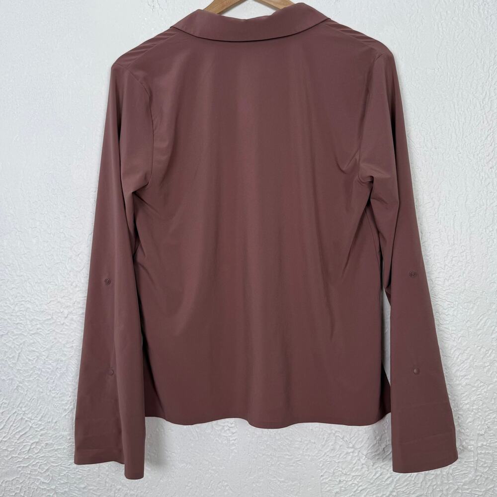 Indyeva Women's Frivola Long Sleeve Collared Shirt Size Small - Picture 2 of 4